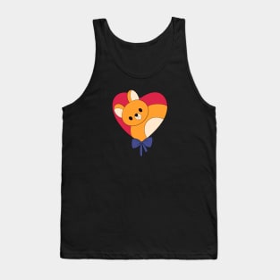 Teddy bear in the heart Tank Top